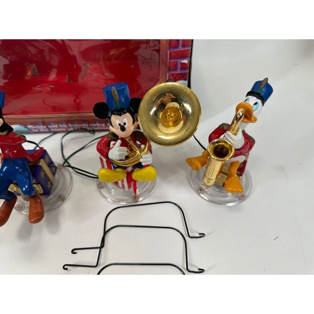 Mr. Christmas Mickey Mouse‎ Brass Band Animated 21 Carols 1995 Vintage WORKING
